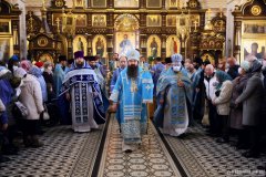 Архиепископ Антоний возглавил престольные торжества в Покровском кафедральном соборе города Гродно [+ ВИДЕО]