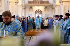 Архиепископ Антоний возглавил престольные торжества в Покровском кафедральном соборе города Гродно [+ ВИДЕО]