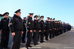 Архиепископ Антоний освятил хоругвь Октябрьского отдела Департамента охраны города Гродно