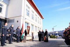 Архиепископ Антоний освятил хоругвь Октябрьского отдела Департамента охраны города Гродно