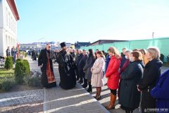 Архиепископ Антоний освятил хоругвь Октябрьского отдела Департамента охраны города Гродно