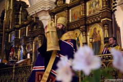 В канун Недели 19-й по Пятидесятнице архиепископ Антоний совершил всенощное бдение в Покровском кафедральном соборе города Гродно