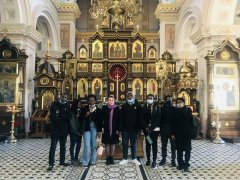 Покровский собор в Гродно посетили студенты из Нигерии 