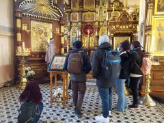 Покровский собор в Гродно посетили студенты из Нигерии 