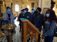 Покровский собор в Гродно посетили студенты из Нигерии 