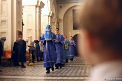 В канун Недели 24-й по Пятидесятнице архиепископ Антоний совершил всенощное бдение в Покровском кафедральном соборе города Гродно