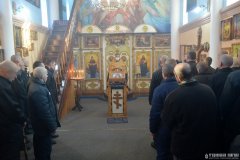 Архиепископ Антоний совершил Литургию в храме при исправительной колонии № 11 в Волковыске