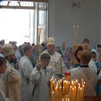 7 июля 2013г. Архиепископ Артемий совершил литургию в Лунно