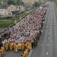 14 июля 2013г. Крестный ход к храму в честь Собора Всех Белорусских Святых