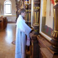 4 июля 2013г. Архиепископ Артемий совершил литургию и хиротонию во диаконы в кафедральном соборе Гродно