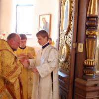 4 июля 2013г. Архиепископ Артемий совершил литургию и хиротонию во диаконы в кафедральном соборе Гродно
