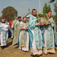 10 августа 2013г. Завершился Крестный ход к Раковичской иконе Божией Матери