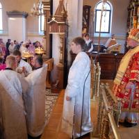 2 ноября 2013г. Архиепископ Артемий совершил литургию в кафедральном соборе Гродно