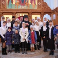 7 ноября 2013г. Архиепископ Артемий совершил литургию в храме в честь Собора Всех Белорусских Святых