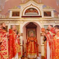 8 ноября 2013г. Архиепископ Артемий совершил литургию в храме во имя св. Димитрия Солунского аг.Малая Берестовица