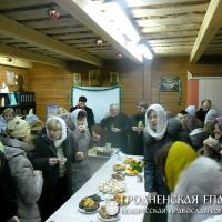 1 января 2014г. Новогодняя ночная литургия в часовне святителя Тихона