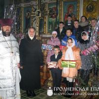 7 января 2014 года. Рождественские мероприятия  на приходе Покрова Богородицы деревни Олекшицы