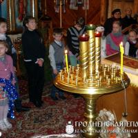 7 января 2014 года. Рождественский утренник в храме святого Александра Невского поселка Вороново