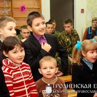9 января 2014 года. Руководители и воспитанники клуба «Дружина» посетили приют в деревне Лещанка
