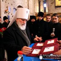 21 февраля 2014 года. Визит Митрополита Павла в Свято-Борисо-Глебскую (Коложскую) церковь города Гродно