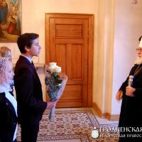 22 февраля 2014 года. Патриарший Экзарх всея Беларуси совершил литургию и панихиду в Покровском кафедральном соборе города Гродно