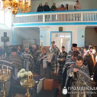 21 марта 2014 года. Архиепископ Артемий совершил Литургию Преждеосвященных Даров в храме Святителя Николая Чудотворца деревни Самуйловичи