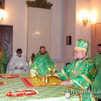 13 апреля 2014 года. Архиепископ Артемий возглавил праздничные богослужения в кафедральном соборе Гродно