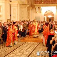 19 апреля 2014 года. Архиепископ Артемий возглавил Пасхальные богослужения в кафедральном соборе Гродно