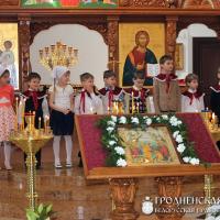 20 апреля 2014 года. Пасхальный молебен в домовой церкви Архиерейского Подворья