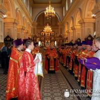 20 апреля 2014 года. Архиепископ Артемий возглавил Пасхальную вечерню в кафедральном соборе Гродно