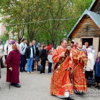 27 апреля 2014 года. Архиепископ Артемий совершил литургию в часовне в честь Тихвинской иконы Божией Матери