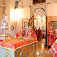 11 мая 2014 года. Архиерейское богослужение в кафедральном соборе Гродно