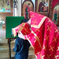 18 мая 2014 года. Первая исповедь для детей в храме святителя Николая Архиерейского Подворья
