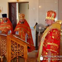 25 мая 2014 года. Архиепископ Артемий совершил литургию в кафедральном соборе города Гродно