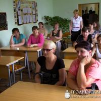 27 мая 2014 года. Священник выступил на родительском собрании в школе деревни Коптевка