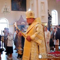28 мая 2014 года. В канун праздника Вознесения архиепископ Артемий совершил всенощное бдение в кафедральном соборе Гродно