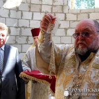 31 мая 2014 года. Архиепископ Артемий совершил Божественную литургию и закладку капсулы в агрогородке Квасовка
