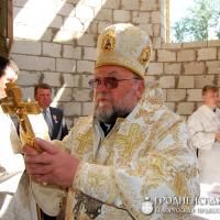 31 мая 2014 года. Архиепископ Артемий совершил Божественную литургию и закладку капсулы в агрогородке Квасовка
