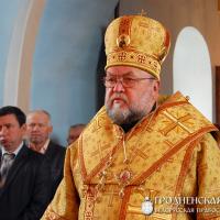 1 июня 2014 года. Архиепископ Артемий совершил литургию в храме деревни Первомайск