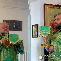 5 июня 2014 года. Архиепископ Артемий совершил литургию в храме преподобной Евфросинии Полоцкой поселка Пограничный