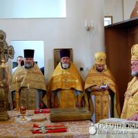 21 июня 2014 года. Архиепископ Артемий совершил литургию в храме Архангела Михаила деревни Изабелин