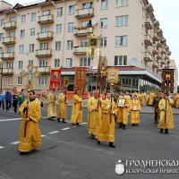 29 июня 2014 года. Крестный ход к храму в честь Собора Всех Белорусских Святых