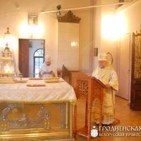 24 августа 2014 года. Архиепископ Артемий совершил Божественную литургию в Свято-Покровском кафедральном соборе