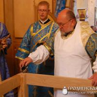 31 августа 2014 года. Архиепископ Артемий совершил литургию в храме Архистратига Михаила деревни Сынковичи