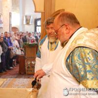 31 августа 2014 года. Архиепископ Артемий совершил литургию в храме Архистратига Михаила деревни Сынковичи