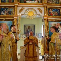5 октября 2014 года. Архиепископ Артемий совершил литургию в храме деревни Колонтаи