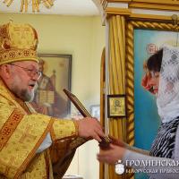 5 октября 2014 года. Архиепископ Артемий совершил литургию в храме деревни Колонтаи