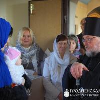 12 октября 2014 года. Архиепископ Артемий совершил литургию в храме Софии Слуцкой деревни Коробчицы