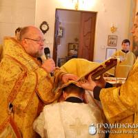 28 декабря 2014 года. В Неделю святых праотец архиепископ Артемий совершил литургию и хиротонию в кафедральном соборе Гродно