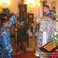 8 января 2015 года. Праздничное богослужение для детей-инвалидов в Волковыске